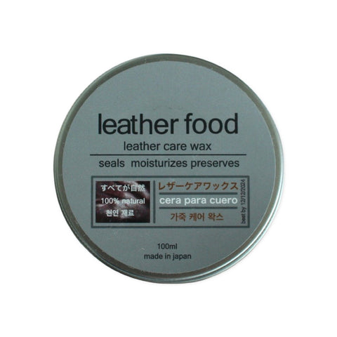leatherfood cire pour l'entretien du cuir (100ml)